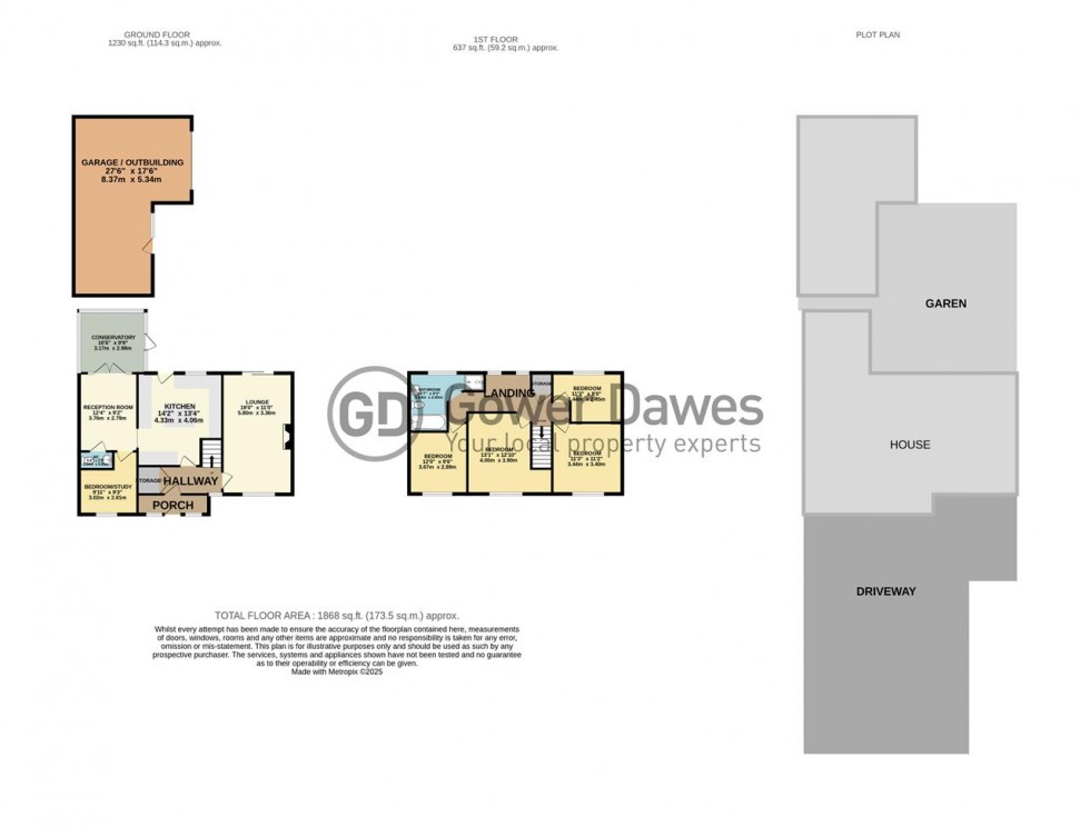 Floorplan for St Francis Way, Chadwell St.Mary