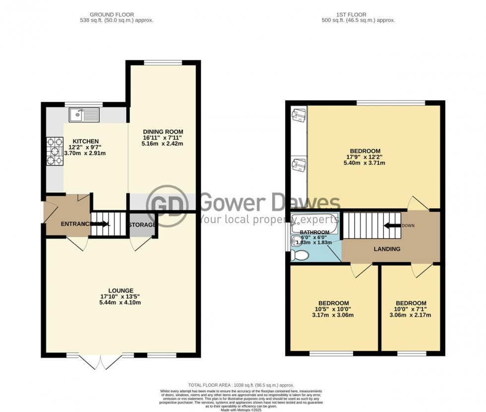 Floorplan for Somerset Road, Linford