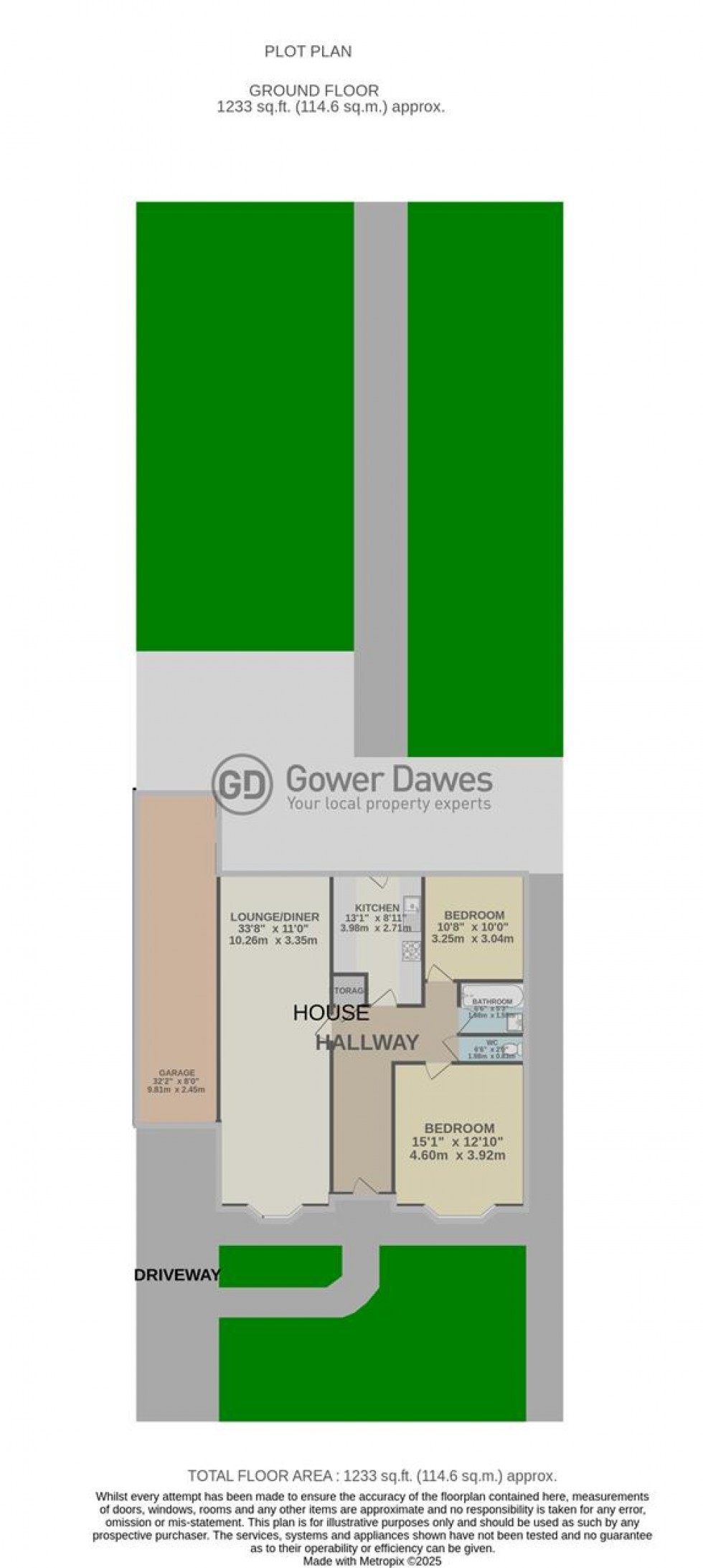 Floorplan for Cherry Walk, Orsett Heath