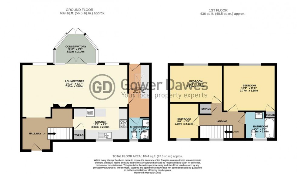 Floorplan for Stifford Clays Road, Stifford Clays