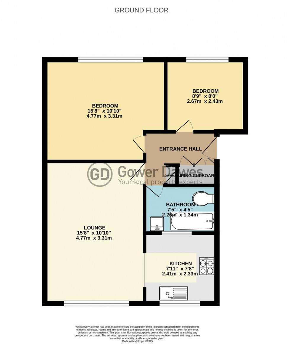 Floorplan for Coronation Avenue, East Tilbury