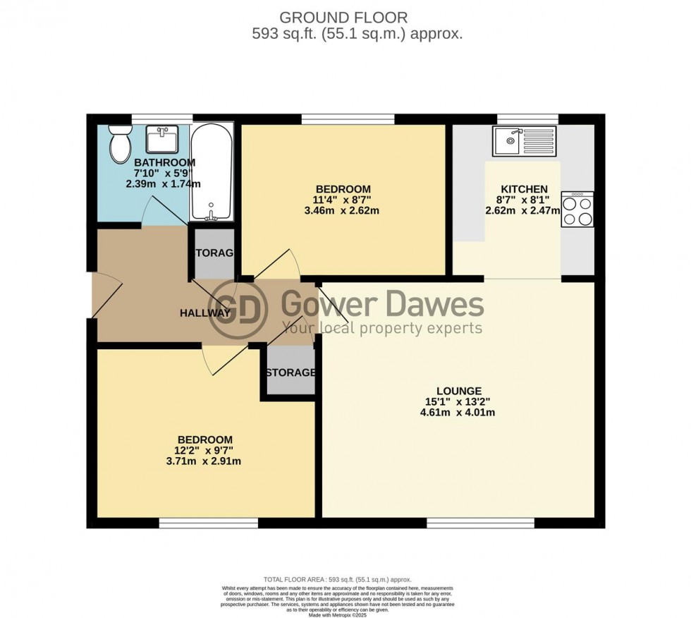 Floorplan for Caspian Way, Purfleet-on-Thames