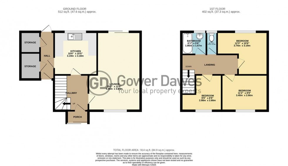 Floorplan for Fanshawe Road, Orsett Heath