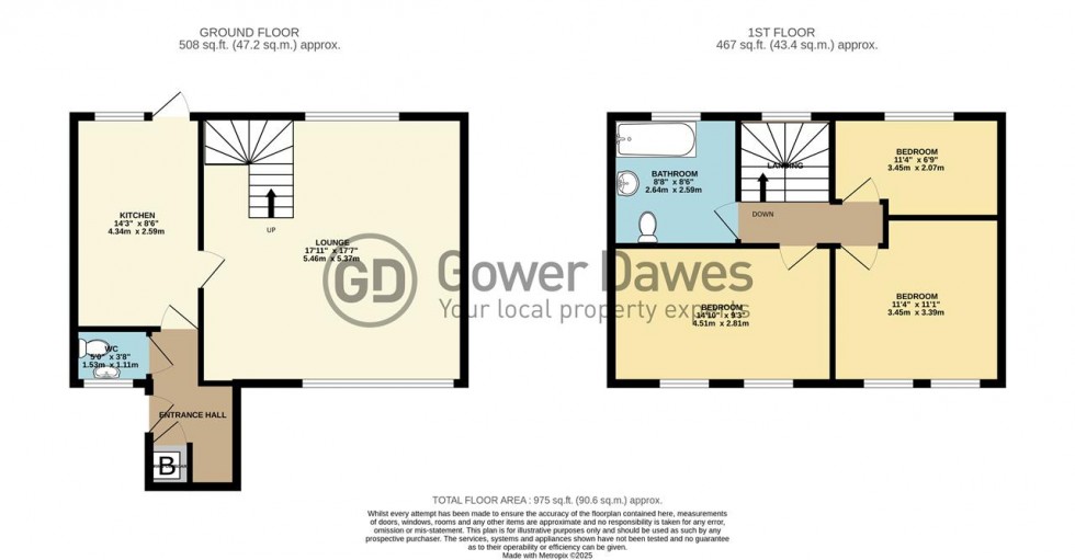 Floorplan for Adelaide Road, Tilbury