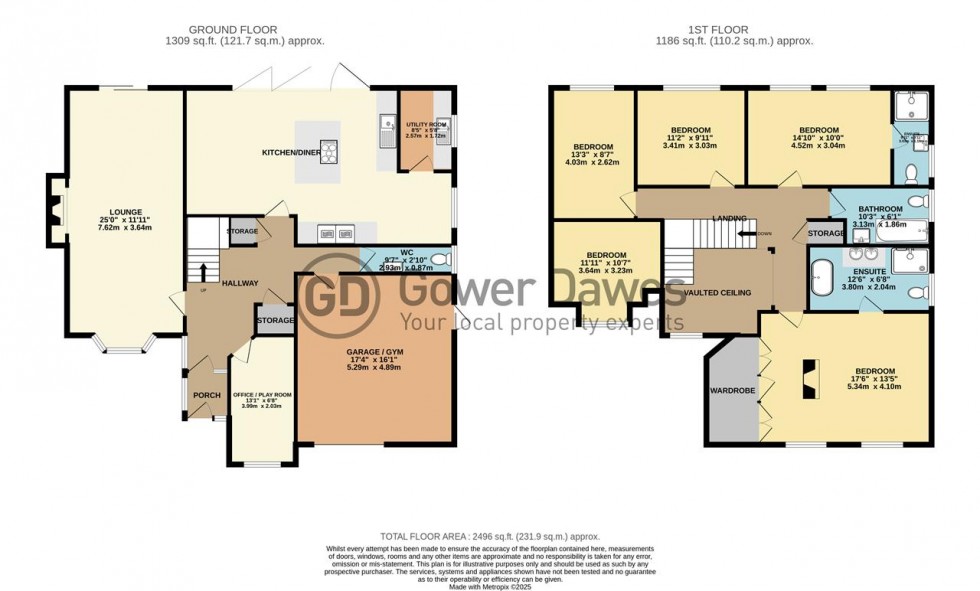 Floorplan for The Swallows Church Road, West Hanningfield