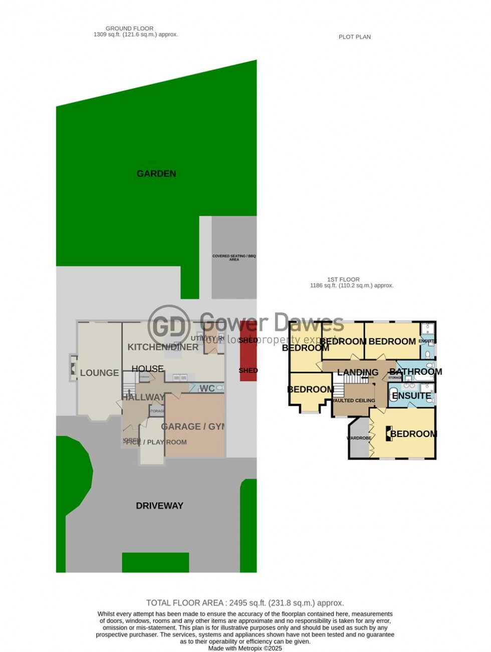 Floorplan for The Swallows Church Road, West Hanningfield