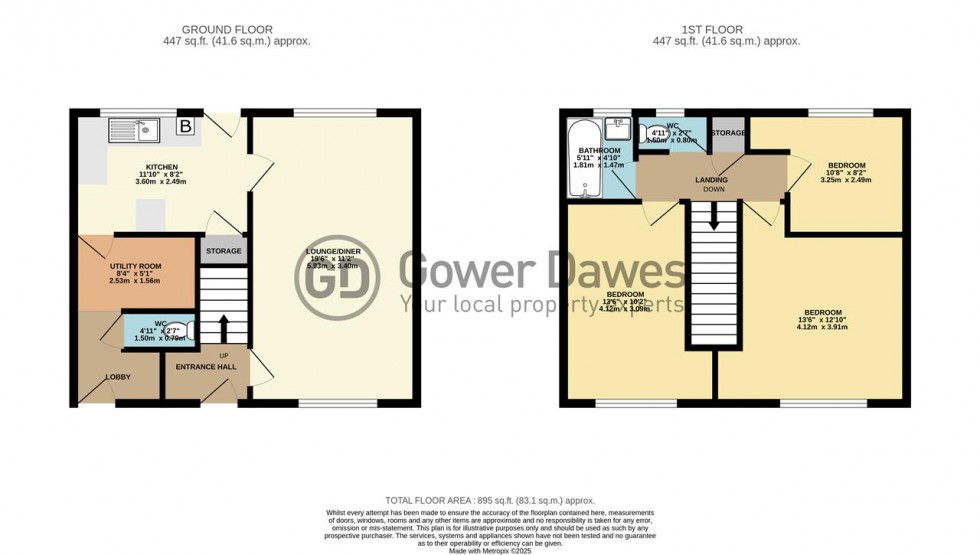 Floorplan for St Teresa Walk, Chadwell St.Mary