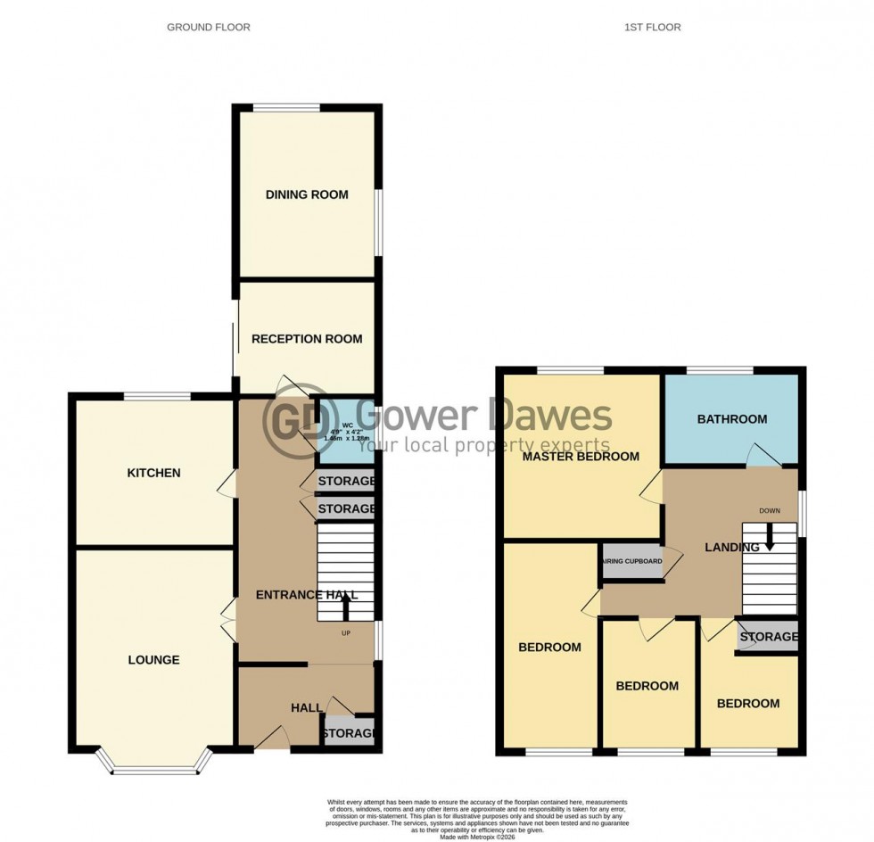 Floorplan for Stenning Avenue, Linford