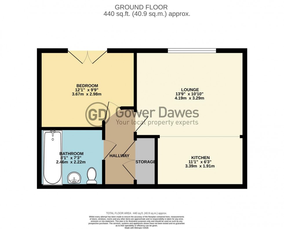 Floorplan for Albany Heights, Grays