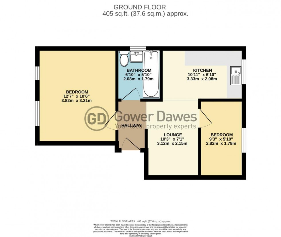 Floorplan for Parsonage Road, Grays