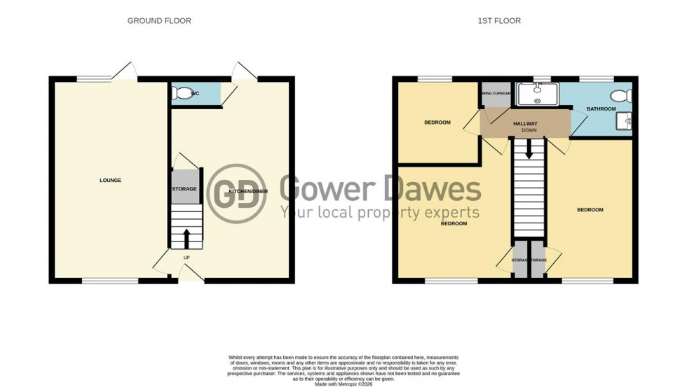 Floorplan for Seaborough Road, Chadwell St.Mary