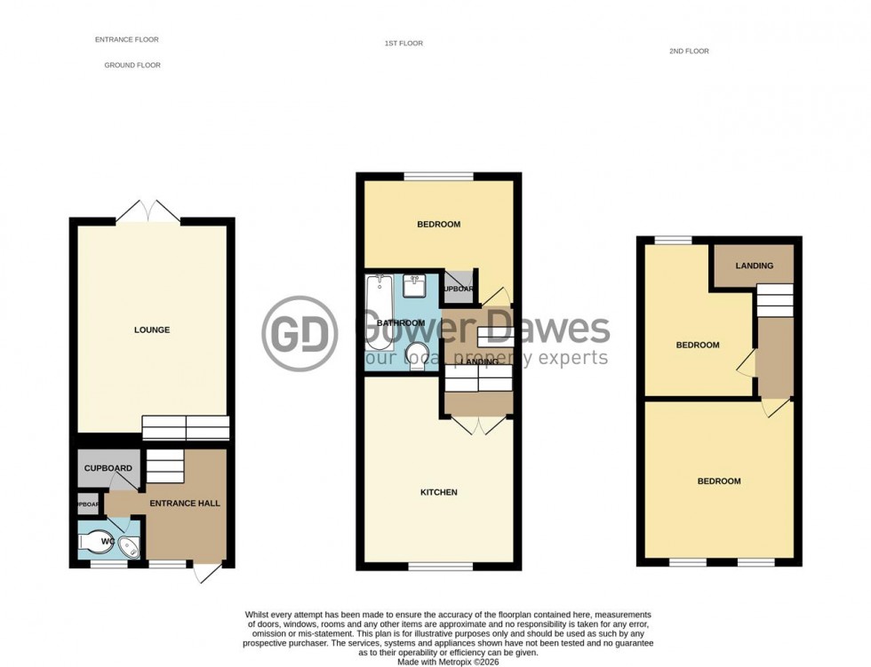 Floorplan for Camden Close, Chadwell St.Mary