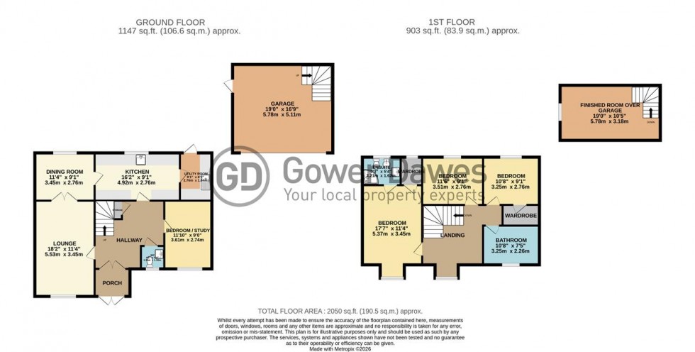 Floorplan for Longley Mews, Farm Road, Orsett Heath