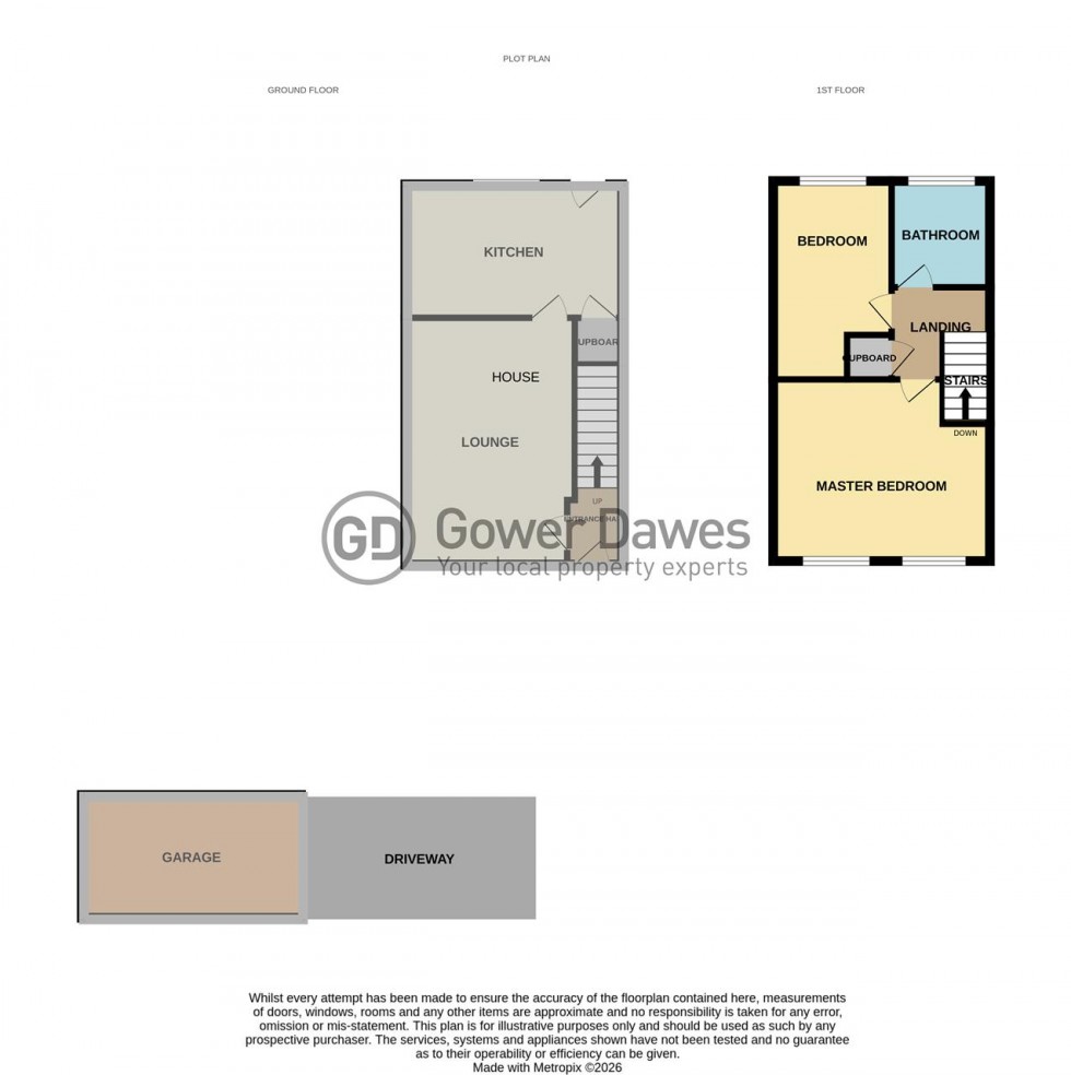 Floorplan for Hill House Drive, Chadwell St.Mary