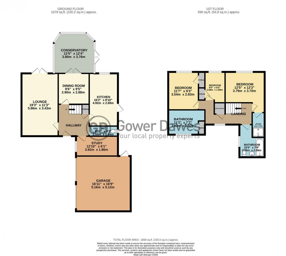 Floorplan for Bromley, Grays