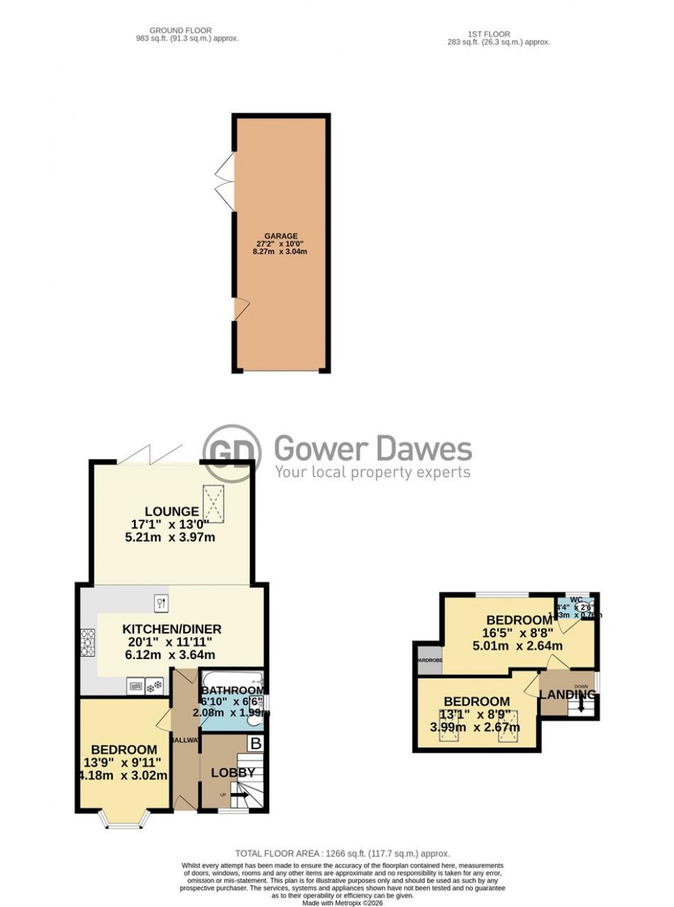 Floorplan for Louisa Avenue, Benfleet