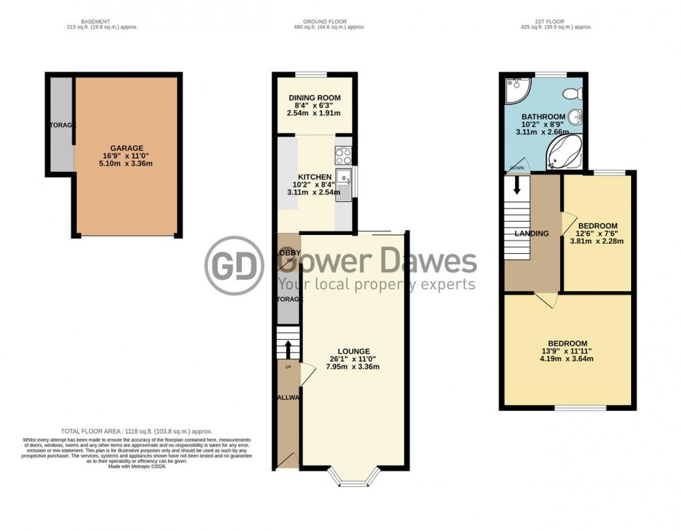 Floorplan for Gordon Road, Chatham